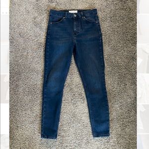 Topshop Jamie Dark Wash Skinny Jeans